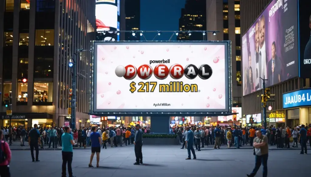 Powerball Jackpot Swells to $217 Million for Saturday Drawing